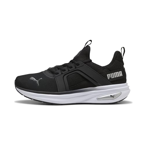Puma �����Y Softride Enzo 6 �V���[�Y, Puma Black-puma White-puma Silver, 28.0 cm