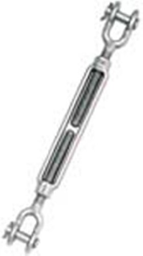 Crosby HG-228 Tensor para Cable de Acero tipo Quijada a Quijada galvanizado, 5/8" de diámetro de rosca x 6" de ajuste, capacidad de carga 3500 lbs miniatura 1