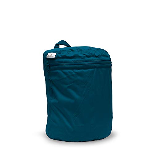 Image of Kanga Care Wet Bag MINI Seam Sealed Waterproof 3D Dimensional for Baby Cloth Diapers, Travel, Beach, Pool, Gym, Swim | Caribbean