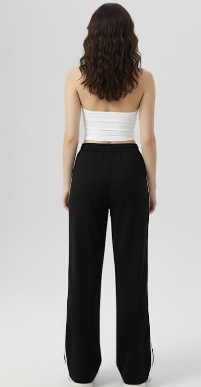Image of Irana Women Jogger & Crop Top Set | Stylish 2-Piece Co-Ord Lounge Wear for Women | High Waist Joggers with Trendy Crop Top | Casual Wear | Gym Wear | Travel Outfit|Tracksuit Co-Ord for Girls