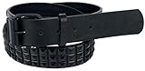 [page_title]-Black Premium by EMP Studded Belt Unisex Gürtel schwarz 100 cm