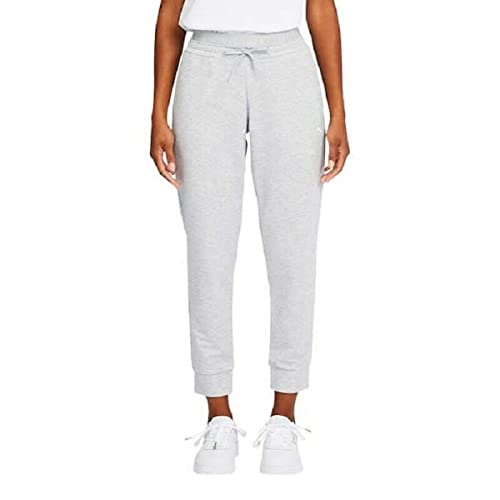 Pantalon jogging PUMA femme grande taille XL coton gris douillet