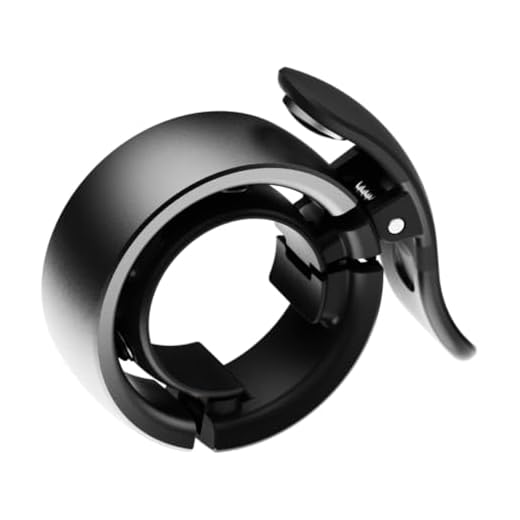 Knog Fahrradklingel Oi Prima, anthrazit, 22,2 mm, Knop