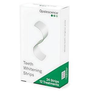 Opalescence Teeth Whitening Strips (12 Treatments) Hydrogen Peroxide Formula 10% – Enamel Safe – Comfortable Slip Free – Teeth Bleaching – Sensitivity Free – Plus Toothbrush 6050-1T