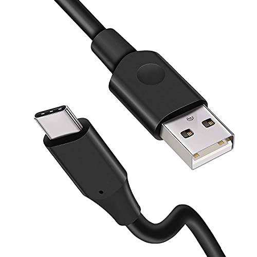 USB C Charging Cable for PS5 Controller, Extra Long 15ft USB Type C Charger Cable, 15 feet Charger Type C Cord for Samsung Galaxy A20 Note 10 S10 Plus S9 S8, Moto Z3 Z4 G7 Play, Black