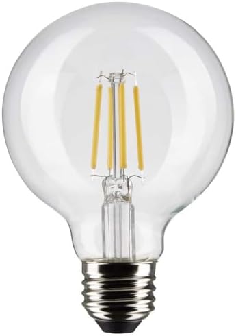 Satco 6Pk 4.5w G25 Globe Filament LED 2700K Medium Base Dimmable - 40w equiv
