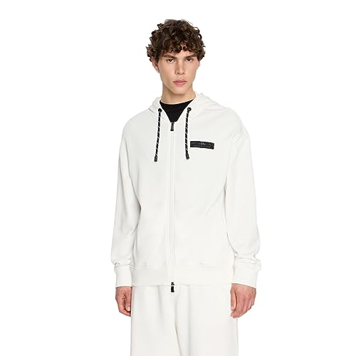 Armani Exchange Men's Limited Edition We Beat as One Capsule French Terry Full Zip Hoodie