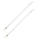 VALICLUD 2 Stück Halskette mit Glasflaschen Anhänger Christlicher Schmuck mit Senfkorn Religiöse Glaubens Halskette für Damen und Herren