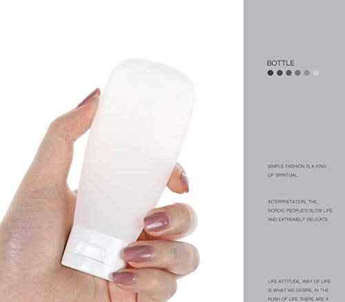 Xingzi 12Pcs 150Ml/5Oz Empty Refillable White Plastic Cosmetic Soft Tubes Containers Squeezed Facial Cleanser Bottle With Flip Cap For Body Bath Shower Gel Lotion Cream Shampoo #TOP2