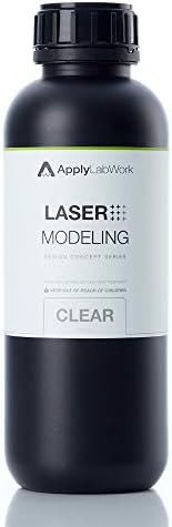 ApplyLabWork Laser Resins Modeling Clear, Compatible for SLA Laser Based Printers, Excellent Mechanical Properties, High Accuracy