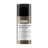 L’Oréal Professionnel Absolut Repair Molecular Leave-In Hair Mask 100ml, For Extremely Damaged Hair, Molecular Peptides Bond Repair, Restore Strength & Elasticity, Hair Treatment