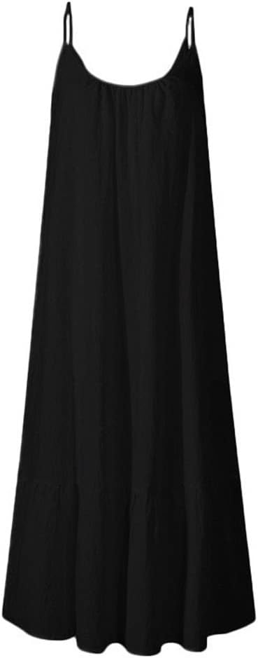 KEOMUD Women's Summer Casual Sleeveless Loose Dress Beach Maxi Long Dress - Image 2