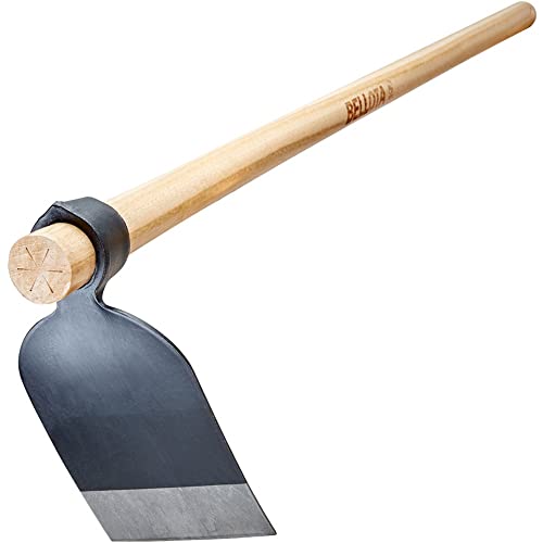 Azada Bellota 320 - Acero Especial Forjado, Tratamiento Térmico 3+, Irrompible Para Jardinería Y Agricultura