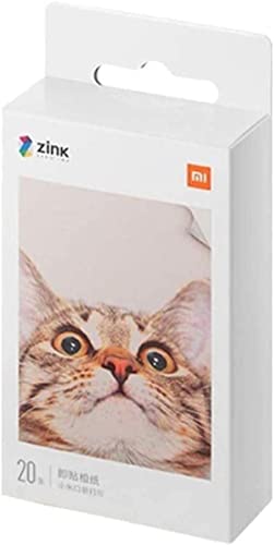 Mi Portable Photo Printer Paper (2x3-inch, 20-feuilles) - Pièces de rechange compatibles d'origine pour Xiaomi Mi Portable Photo Printer