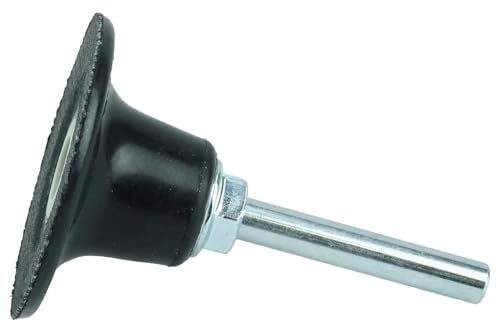 Image of Weiler 51551 Tiger 1 /4 inch Stem, 2 inch Diameter, Non-Woven Surface Conditioning Plastic Button Style Back-Up Pad