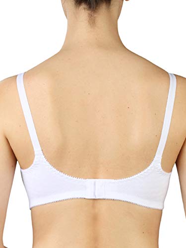 Image of Triumph Mamabel Nature Bra for Women Wireless Non Padded Maternity Bra Pure Cotton Nursing with Front Buckles Soft Cup Full Coverage Feeding Lingerie Comfortable Pregnancy Support Pack of 1