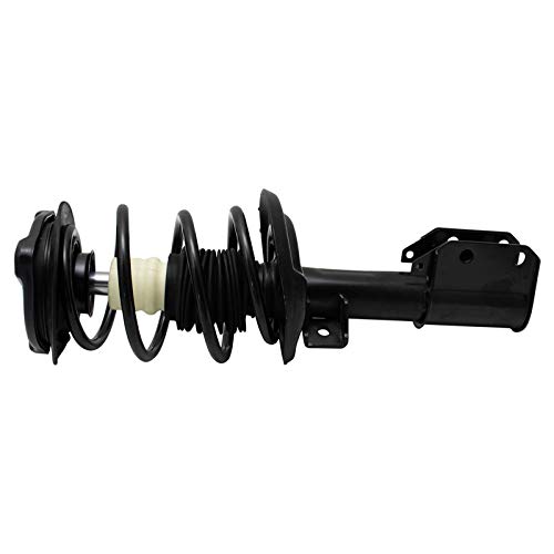 Image of TRQ Front Driver and Passenger Side Strut and Spring Assembly Set Loaded Compatible with 08-15 Mercedes-Benz C300 C350 All Wheel Drive