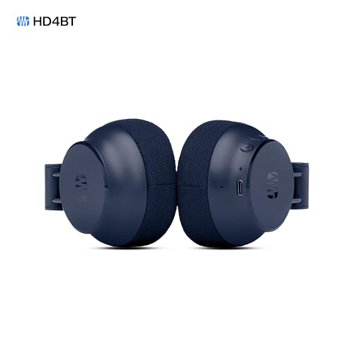Image of PreSonus Eris HD4BT - Over-Ear Closed-Back Wireless Headphones, Bluetooth, ANC Noise Cancelling, Up to 60 Hours Battery Life, Studio Headphones for Mixing, Monitoring, Recording, Midnight Blue