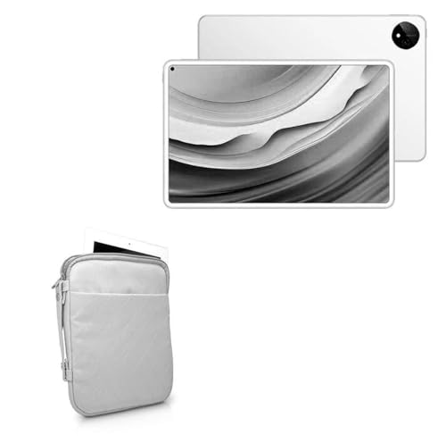 BoxWave Case Compatible with Huawei MatePad Pro 11 (2024) - Quilted Carrying Bag, Soft Synthetic Leather Cover w/Diamond Design - Cool Grey