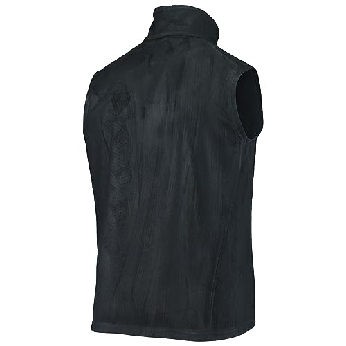Image of dunbrooke Men's Black Minnesota Vikings Houston Fleece Full-Zip Vest