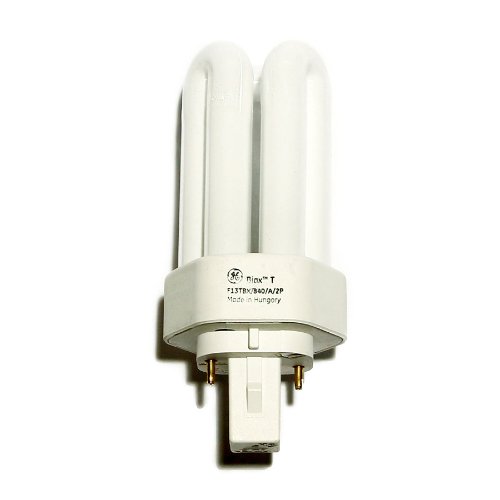 GE Low Energy Lighting 2 Pin Triple Tube CFL 13w GX24D-1 Cool White 10000 Hours
