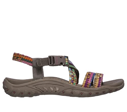 Skechers womens Reggae - Sew Me - Boho Woven Strappy Slingback - Image 5