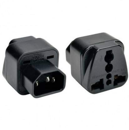 PDU UPS IEC 320 C14 to Universal Female Power Adapter AC Power Plug Connector Black-image-28