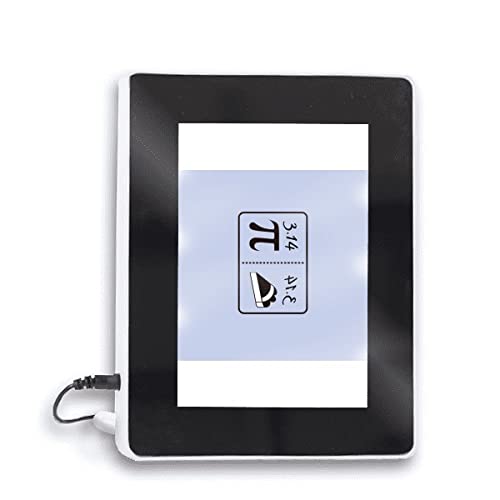 Contenuto di calcolo Guopai Matematica Magia Specchio Lampada Photo Frame Multifunzione