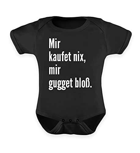Body bébé noir humour alsacien cadeau de naissance original 1-8 mois
