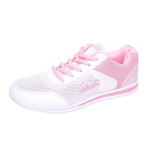 Bowling Shoes Women, Women's Bowling Shoes Orthopedic Breathable Lightweight Sneakers Comfortable Soft Soles Light-Weight Mesh Athletic Slip on Sneakers