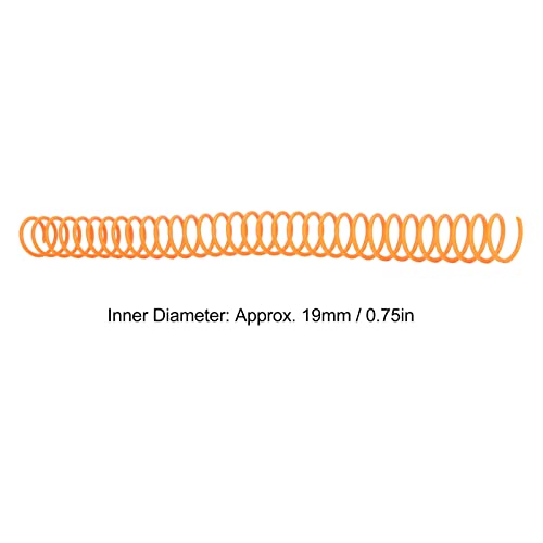 Espirais de encadernação, bobinas de encadernação espirais de plástico brilhante de boa superfície r