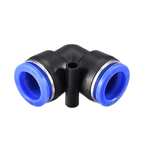 Tube raccord 16mm étanche anti-fuite coude pneumatique à verrouillage bleu rapide