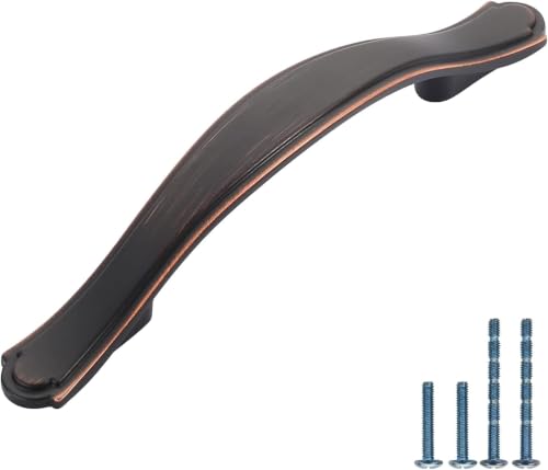 AOOTOCH 6 Pack Oil Rubbed Bronze Kitchen Cabinet Handles Cabinet Pulls 3 inch Hole Center Cabinet Hardware Drawer Handles for Cabinet Dresser and Cupboard AT2792ORB