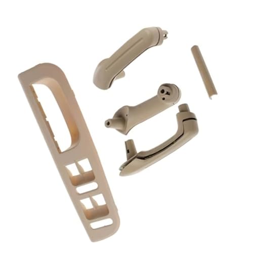 Compatible With For Ve For Bora 2008 2009 2010 2011 2012 車フロントインテリアドアプルハンドルトリム交換用アクセサリーに 車用室内ドアハンドルの(Beige,8pcs)