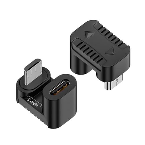 Adaptateur USB C vers Micro USB coudé à 180° transfert rapide 480 Mbps