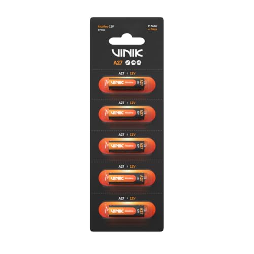BATERIA ALCALINA A27 C/5 12V - VB27B5