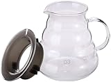 800ml Clear Glass Range Coffee Server,Standard Glass Coffee Carafe, Coffee Pot