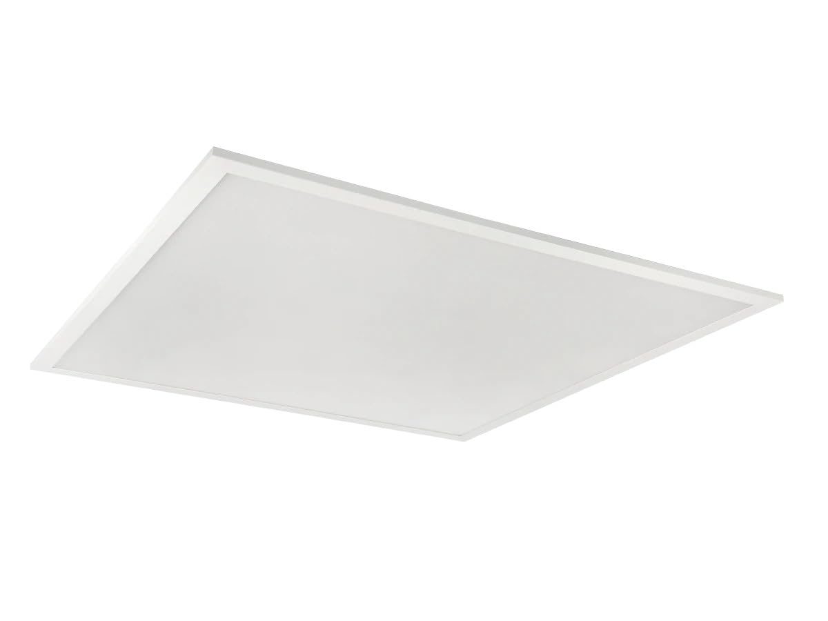 LED Panel 34W – 620x620mm Eckig, 4000K Neutralweiß, 4760lm, Dimmbar (Triac), Flache LED Deckenleuchte für Büro, Wohnraum & Rasterdecke, Aluminiumrahmen, Langlebig & Energieeffizient, Weiß