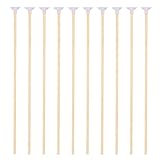 Basbon 10 Pcs Wooden Suction Cup Arrows, 16 Inch Handmade Wooden Toy Arrow for Kids and Beginners, Archery Bows Outdoor Play Cosplay Costume Decoration