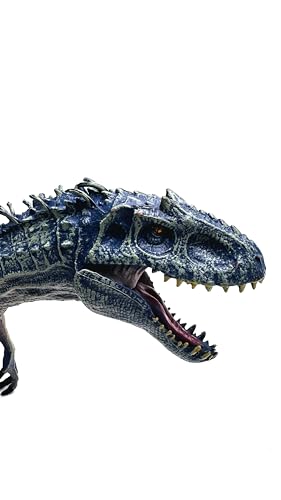 Image of 24x7 eMall Dinosaur Toy Dinosaur Action Figure Kids Toys Realistic Large Model Size - 38 X 20 Cm - Grey T-Rex Tyrannosaurus rex