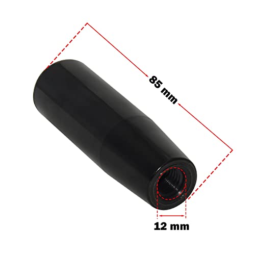 Image of Flyshop M12, 0.47 inch Female Thread, 3.5 inch, 85mm Long Plastic Grip Handle for Grinding Machine, 12 x 85mm