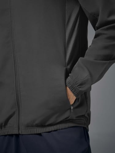 Image of TECHNOSPORT Men's Solid Polyester Techno Lite Jacket With SPF50+ And Microbial Properties