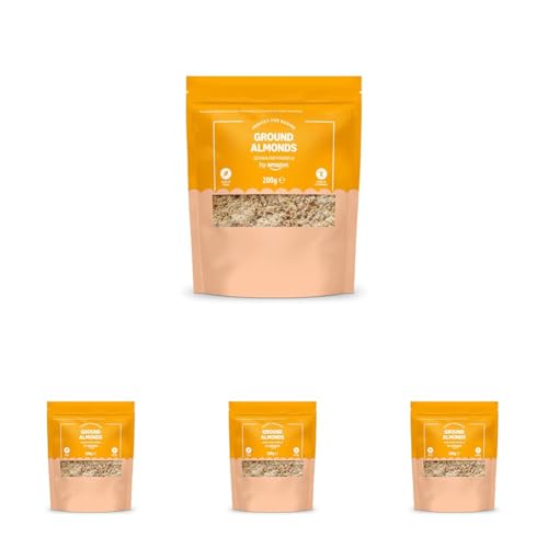 by Amazon Almendra Molida - 200g (Paquete de 4)