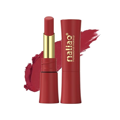 Image of Maliao Matte Lipstick - Non-Transfer, Long-Lasting, High-Pigment, 3.5g (Shade 09, Medium)
