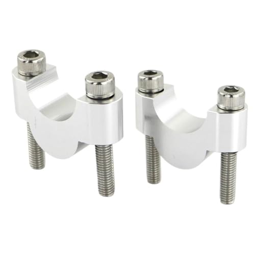 Pontets de guidon de moto monter les rehausseurs guidon argent 20mm