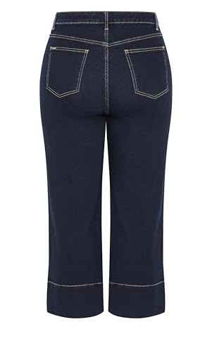 City Chic Women's Plus Size Jean - Harley Millie Crop4