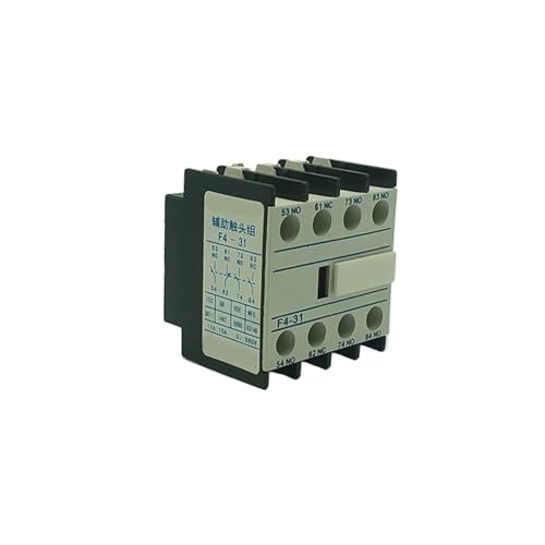 Conector F4-31 3NO+1NC para contactor de CA bloque auxiliar de cable 1 unidad 2
