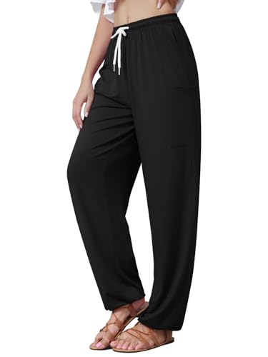 QIANXIZHAN Women's Harem Pants, Hippie Palazzo Pants Boho Joggers Yoga
