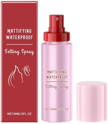 Powder Melt Glass Setting Sprays, Ultra-Smooth Finish- Size Setting Spray, Waterproof Setting Spray, Hydrating, Makeup Wear Up to 12 Hours