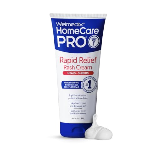 Welmedix Adult Diaper Rash Cream - Maximum Strength Zinc Oxide Cream